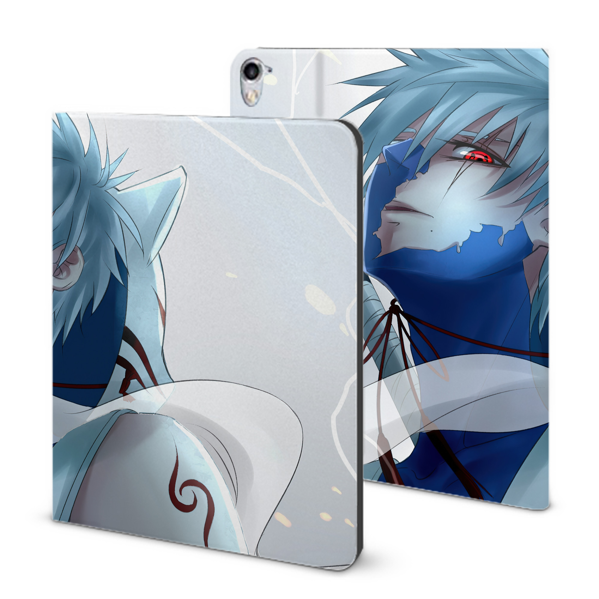 （画像用） NARUTO -ナルト- NARUTO -ナルト- 疾風伝 IPad ケース ブック型 PUレザー TPU 耐衝撃 軽量 薄型 ペン収納なし 全面保護 IPad 各モデル対応